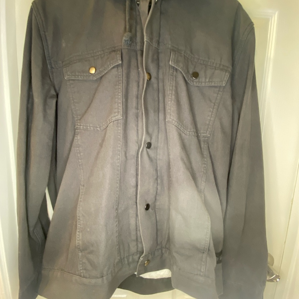 Vans Gray Sweatshirt Jacket